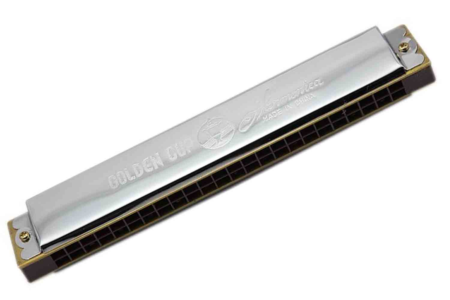 GOLDEN CUP JH024-2 - Гармошка губная октавная - фото 1 Октавная губная гармошка GOLDEN CUP JH024-2 - Гармошка губная октавная - фото 1