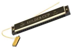 Изображение GOLDEN CUP JH024A-5 - Гармошка губная тремоло