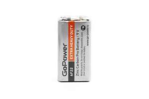 Изображение GoPower 00-00015598 Carbon Zinc PRO - Элемент питания Крона 6F22 9В, солевой