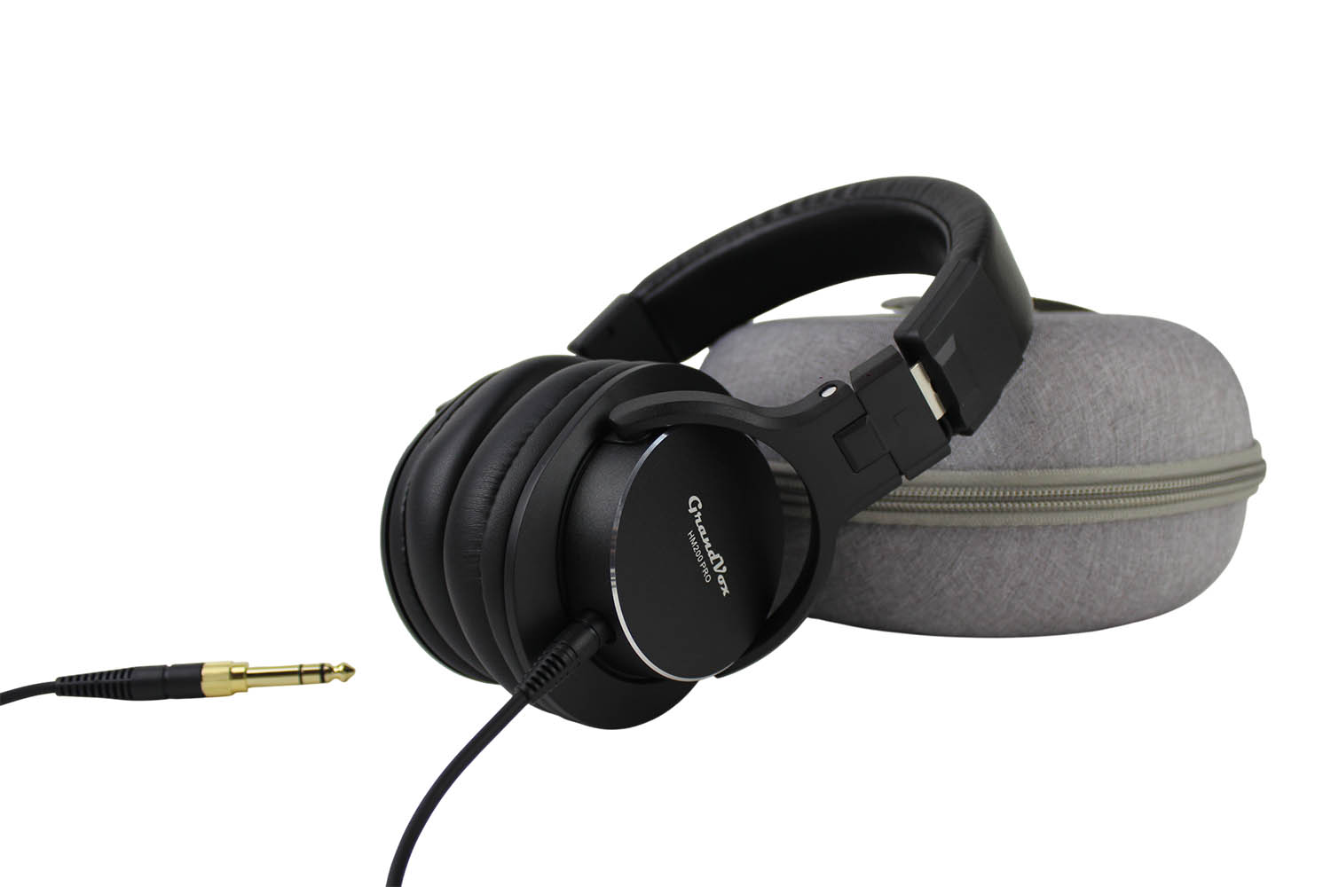 Наушники для стрима GrandVox HM200PRO BK - Наушники (в комплекте чехол) - фото 1