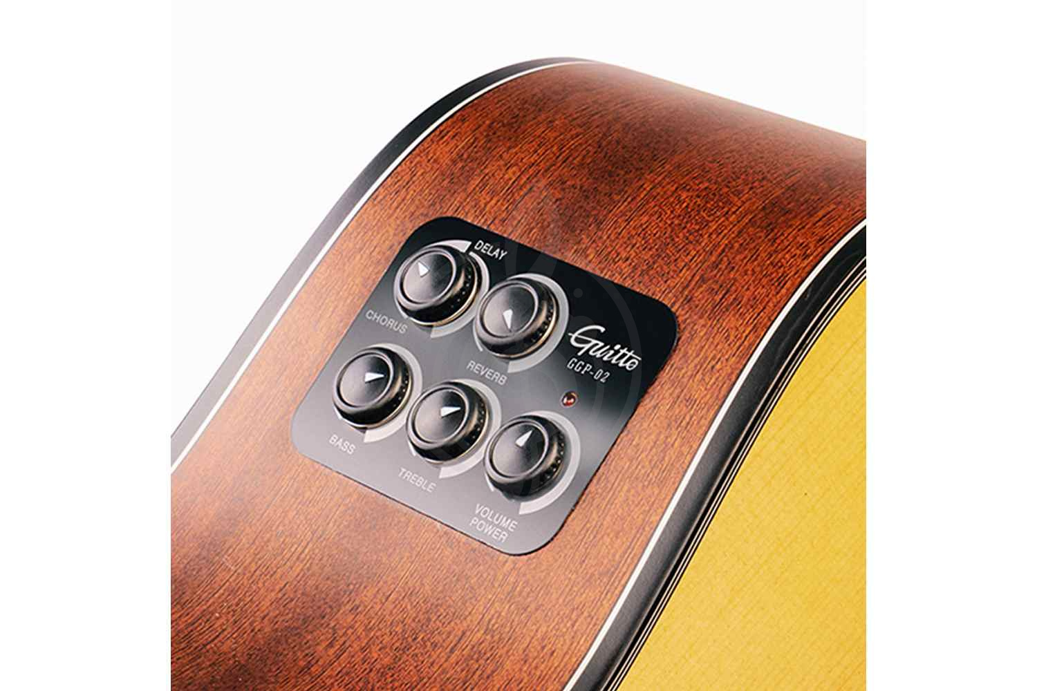 Звукосниматель для акустической гитары Guitto GGP-02 - Звукосниматель для акустической гитары - фото 1