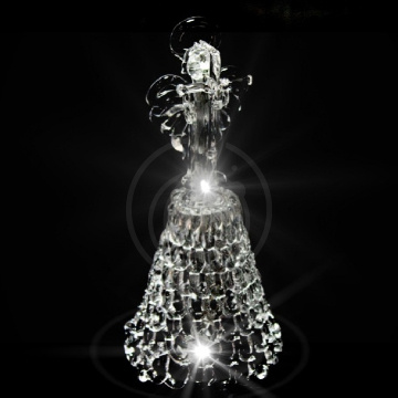  Гусь Хрустальный GH-L001 - Колокольчик хрустальный «Ангел с крестом», малый - фото