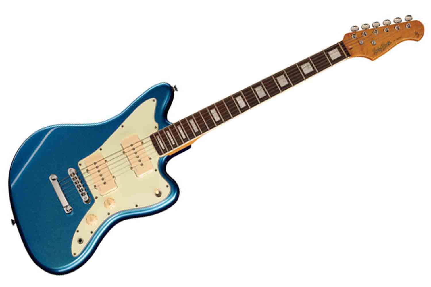 Электрогитара Jazzmaster Harley Benton JA-60CC Lake Placid Blue - Электрогитара - фото 1