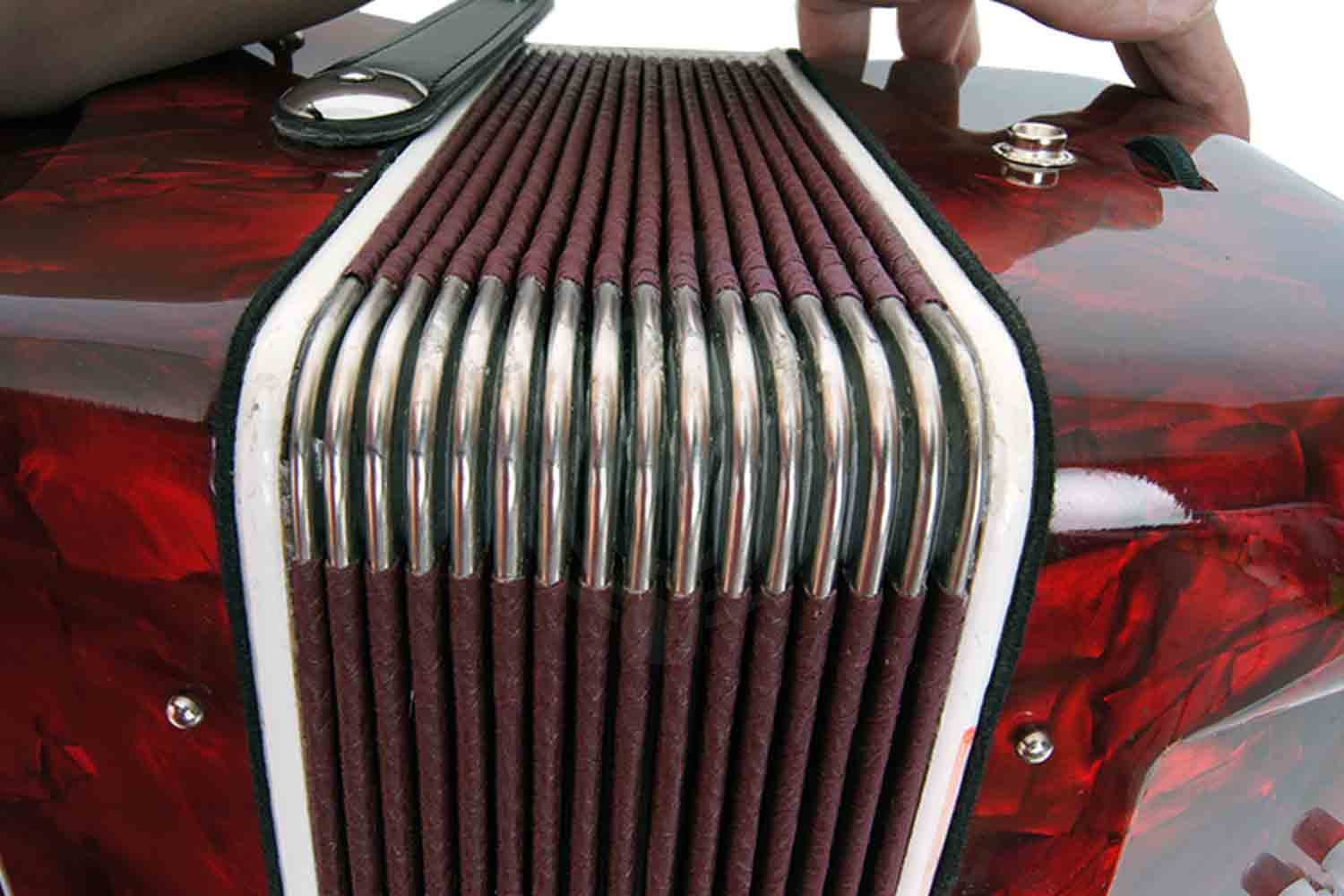 Аккордеон 3/4 Hohner A1622 (1305) Hohnica 72 Аккордеон, красный - фото 5