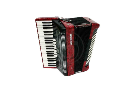 Hohner A4083 (A1683)BRAVO III 120 Red Аккордеон - фото 1 Аккордеон 4/4 Hohner A4083 (A1683)BRAVO III 120 Red Аккордеон - фото 1