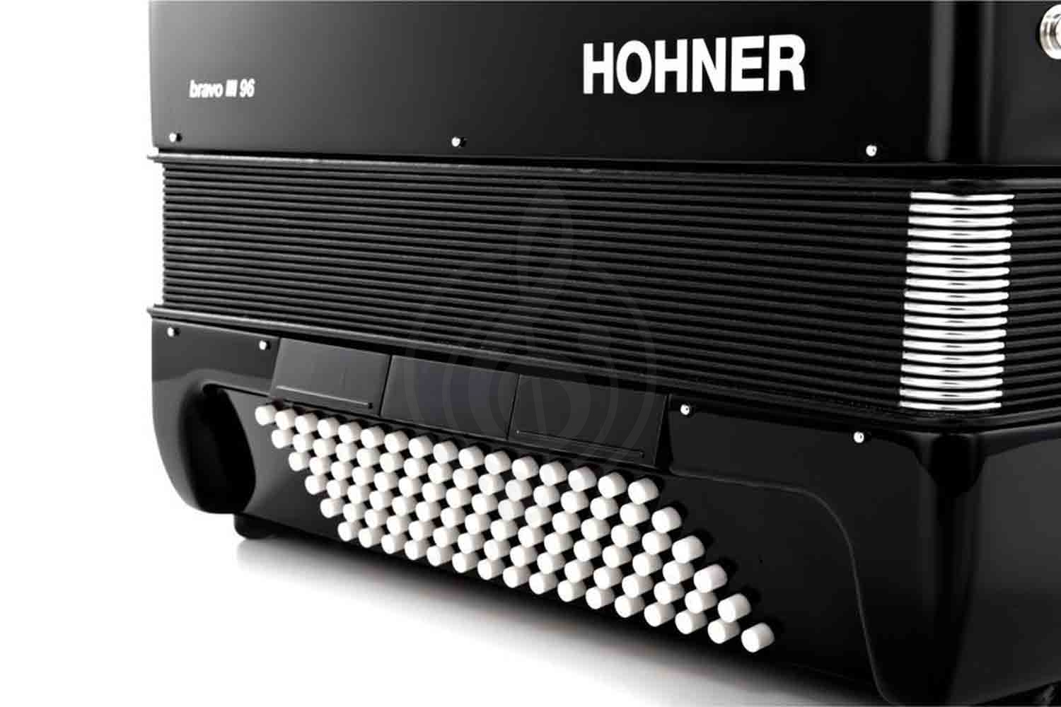 Аккордеон 7/8 HOHNER Bravo III 96 black - Аккордеон 7/8 - фото 2