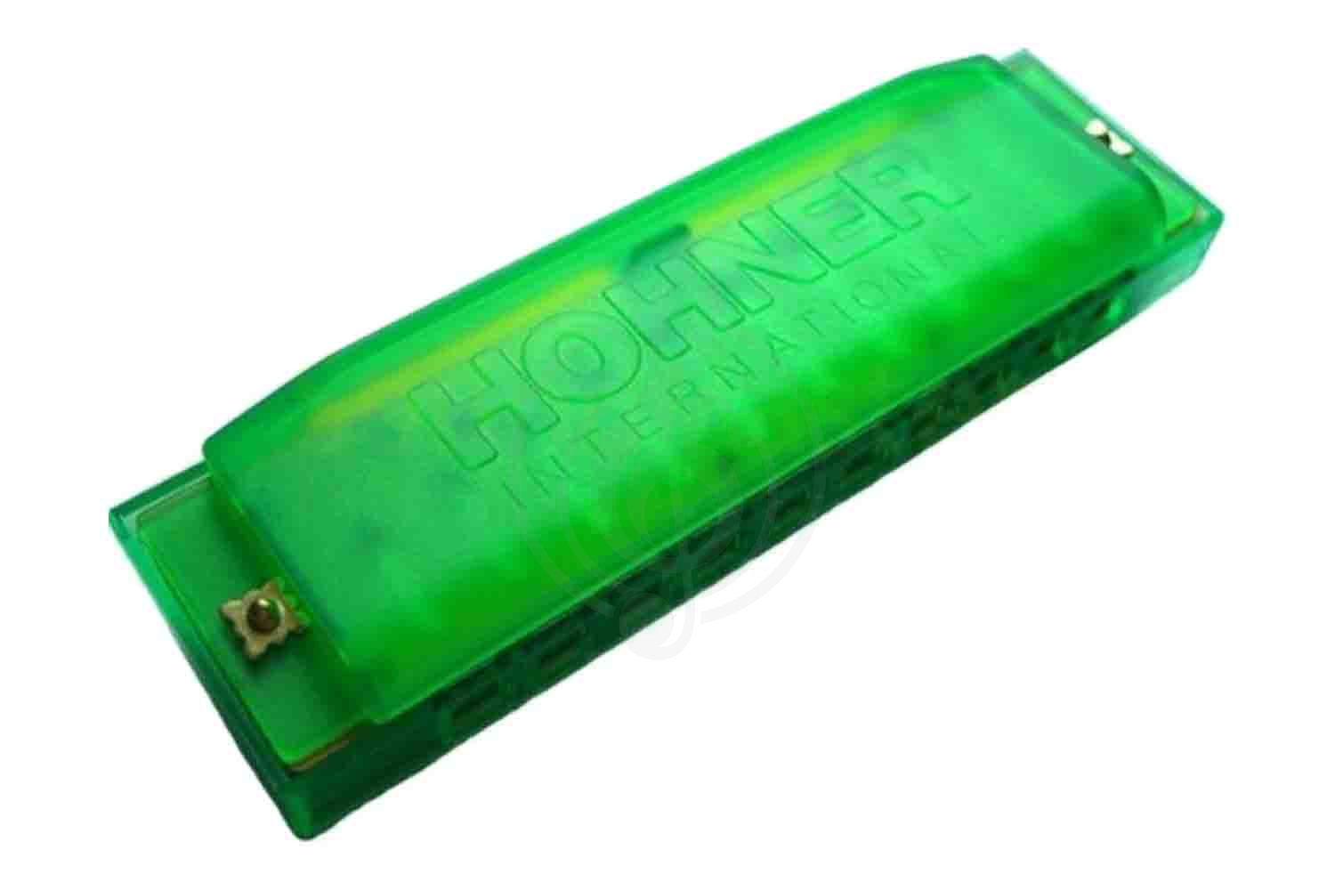 Диатоническая губная гармошка HOHNER Happy Green C - Диатоническая губная гармошка - фото 3