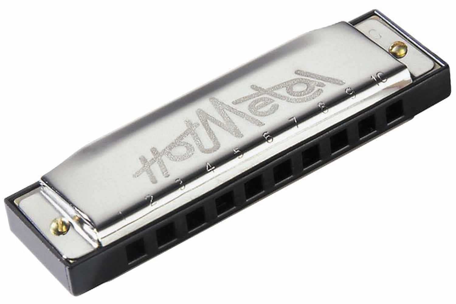 Диатоническая губная гармошка HOHNER M57206x Hot Metal F-major Губная гармошка (+ курс уроков) - фото 1