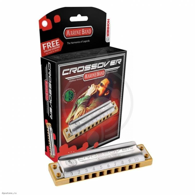 Диатоническая губная гармошка HOHNER Marine Band Crossover F - Губная гармоника диатоническая Хонер - фото 1