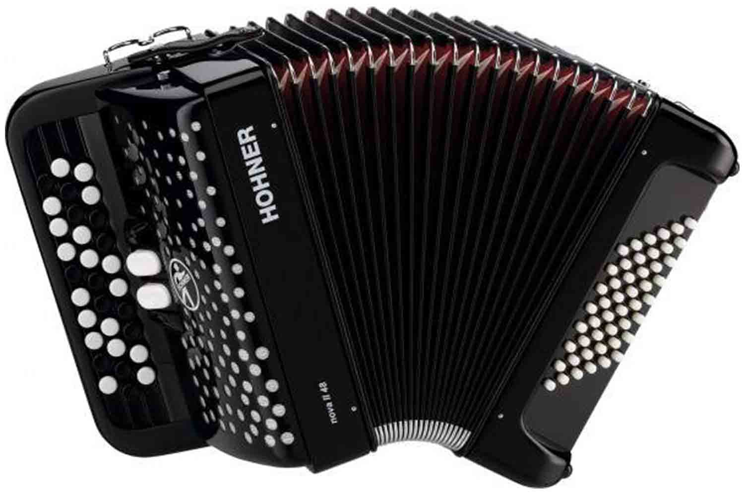  HOHNER Nova II 48 (A1552/A4252) black - Детский аккордеон - фото 1
