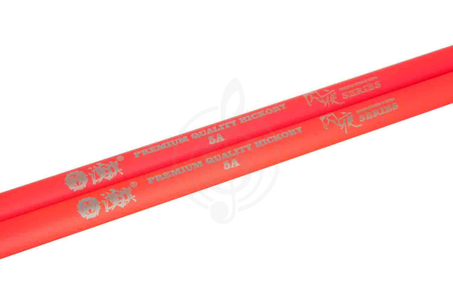 Барабанные палочки HUN Fluorescent Series 5A - Барабанные палочки, оранжевые, орех гикори - фото 3