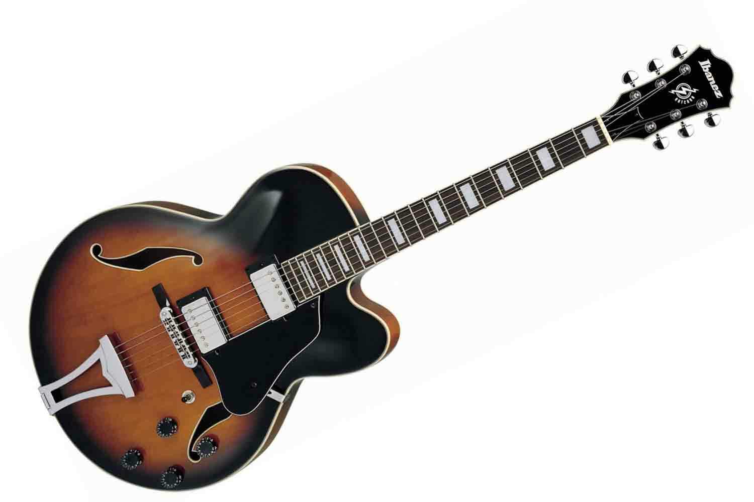 Полуакустическая электрогитара IBANEZ AF75 BS - Электрогитара полуакустическая - фото 1