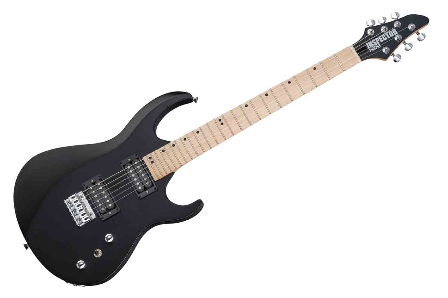 Электрогитара Stratocaster Inspector Phoenix-6-black - Электрогитара, черная - фото 1