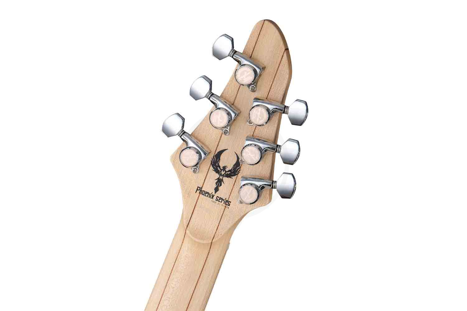 Электрогитара Stratocaster Inspector Phoenix-6-black - Электрогитара, черная - фото 2