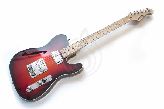 Электрогитара Telecaster Inspector TT-Semi-redburst - Электрогитара - фото 1