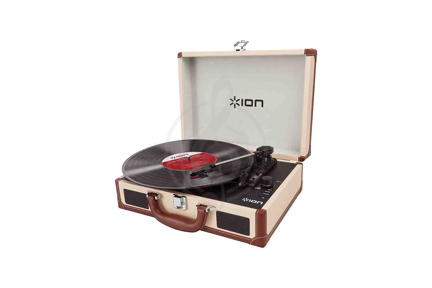 Виниловый проигрыватель ION AUDIO MOTION DELUXE cream - Виниловый проигрыватель - фото 1