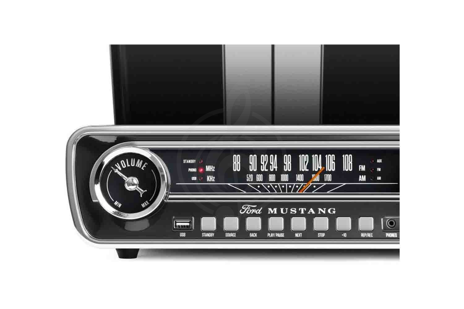 Виниловый проигрыватель ION AUDIO MUSTANG LP BK - Виниловый проигрыватель - фото 3