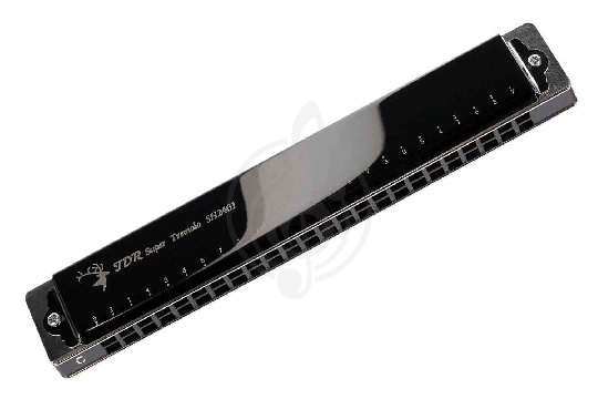 Тремоло губные гармошки JDR HS2401BK - Губная гармошка - фото 1