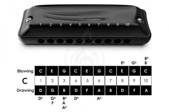 Диатоническая губная гармошка JDR Ninja-D - Губная гармошка - фото 7