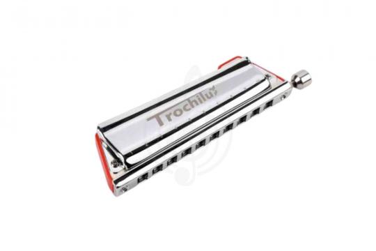 Хроматическая губная гармошка JDR Trochilus-Red Pop - Губная гармошка - фото 4