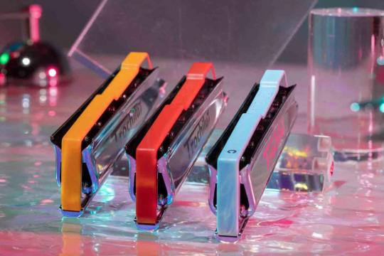 Хроматическая губная гармошка JDR Trochilus-Red Pop - Губная гармошка - фото 8