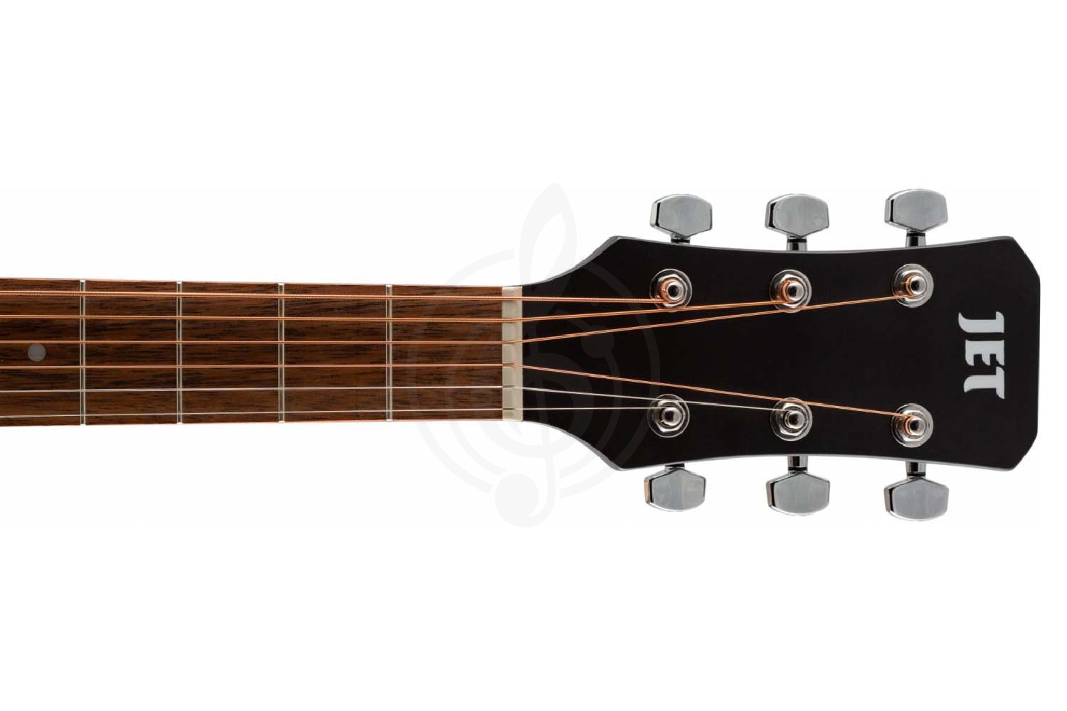 Акустическая гитара JET JF-155 BKS - Гитара акустическая - фото 3