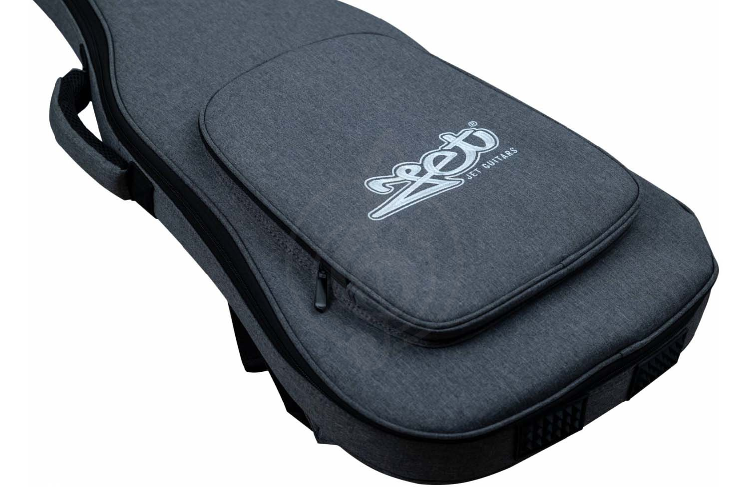 Чехол для бас-гитары JET JGB-30 GY - Чехол для бас-гитары - фото 2
