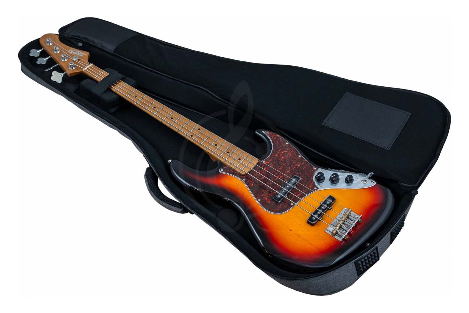 Чехол для бас-гитары JET JGB-30 GY - Чехол для бас-гитары - фото 4