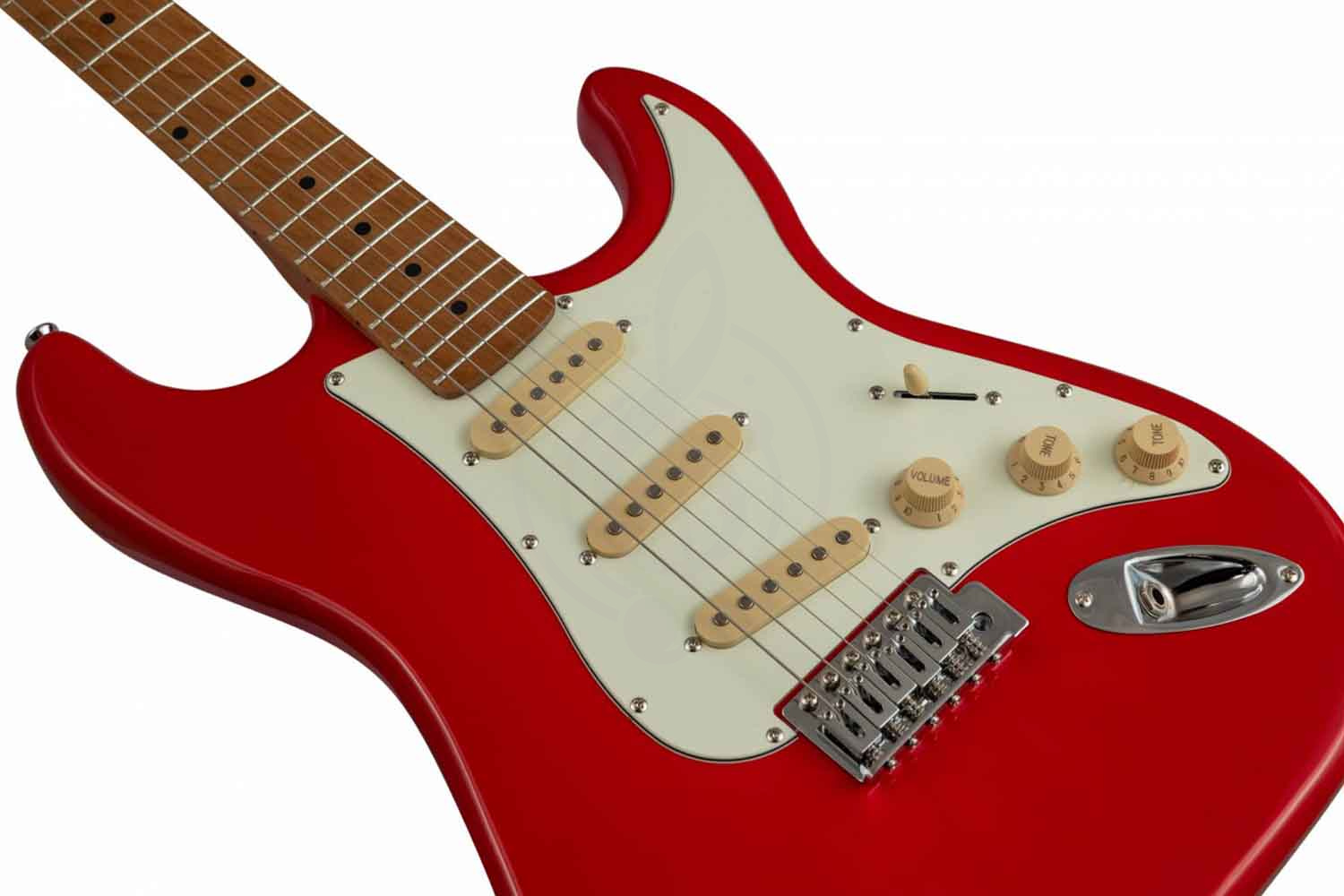 Электрогитара Stratocaster JET JS-200 RD - Электрогитара 6 струн - фото 8