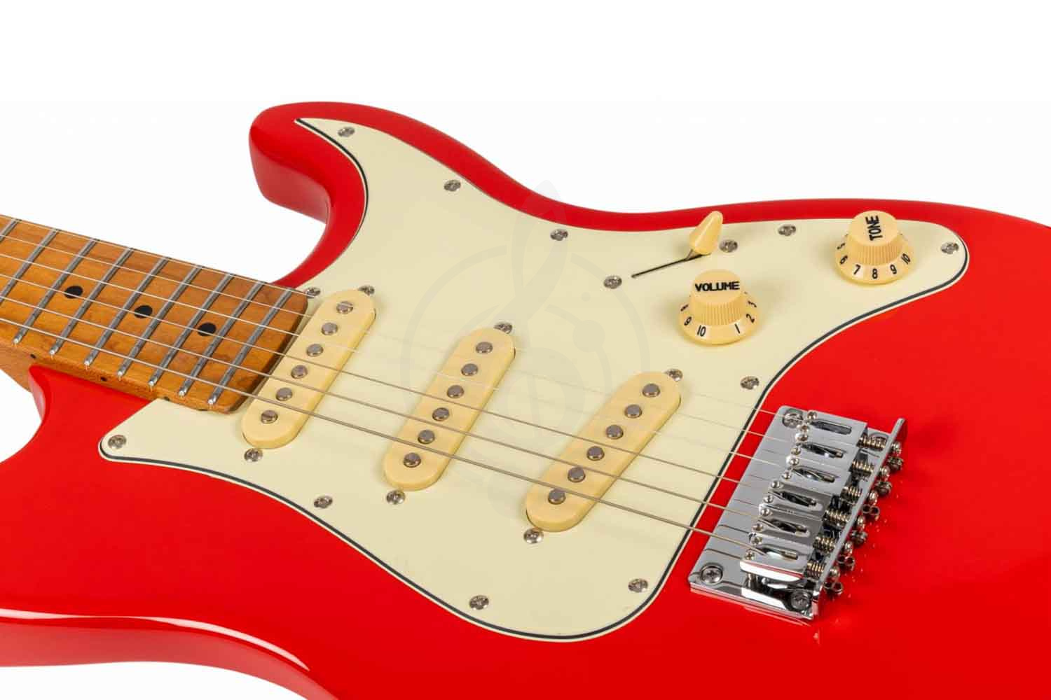 Электрогитара Stratocaster JET JS-300 Mini RD - Электрогитара 6 струн - фото 7