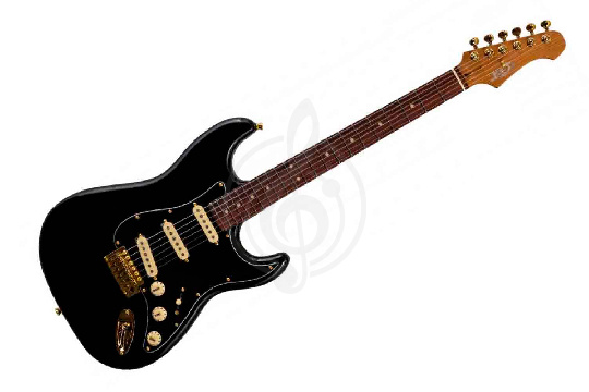 Электрогитара Stratocaster JET JS-380 BK G - Электрогитара - фото 1