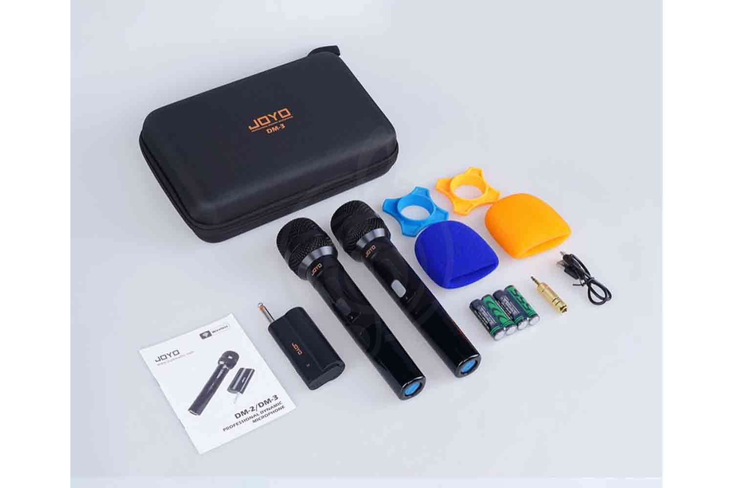 Радиосистема с ручным передатчиком Joyo DM-3-Joyo - Микрофон беспроводной, 2 передатчика - фото 2