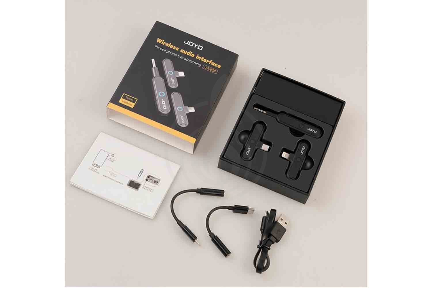 Микрофон для смартфона Joyo JW-05R - Беспроводной микрофон для смартфона, стриминга - фото 2