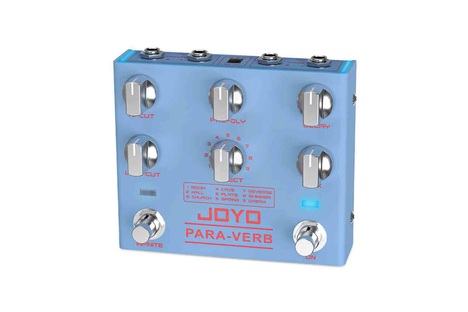 Педаль эффектов для электрогитары Joyo R-31 Para-Verb - Педаль эффектов - фото 3
