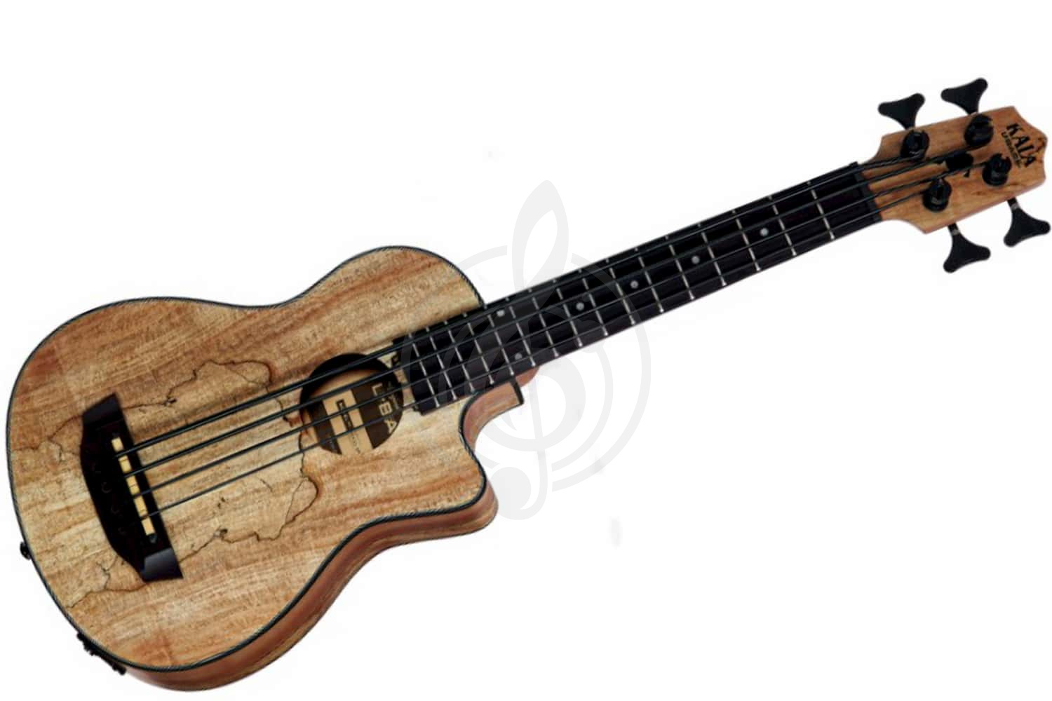 Укулеле бас Kala U-Bass Spalted Maple 4 NT - Бас укулеле - фото 1