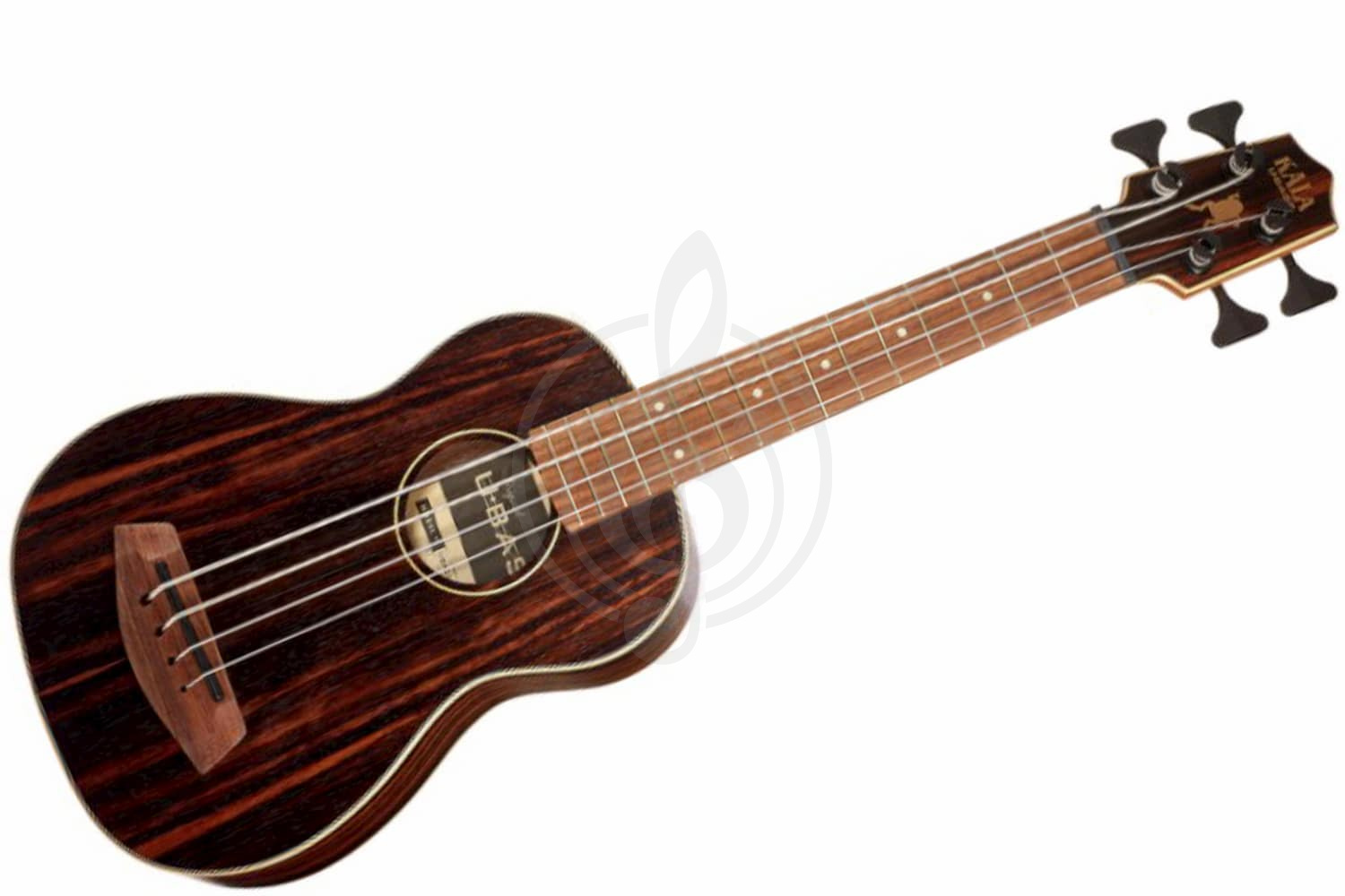 Укулеле бас Kala U-Bass Striped Ebony 4 RWS - Бас укулеле - фото 1