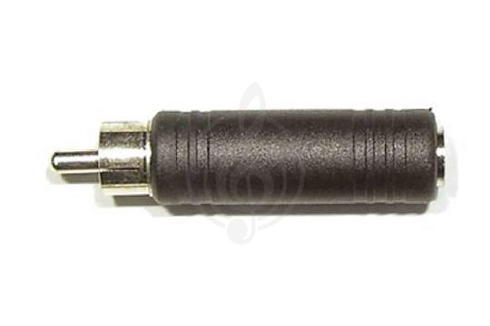 Изображение Kirlin 2610 - переходник RCA MALE - 1/4" MONO FEMALE, тюльпан джек