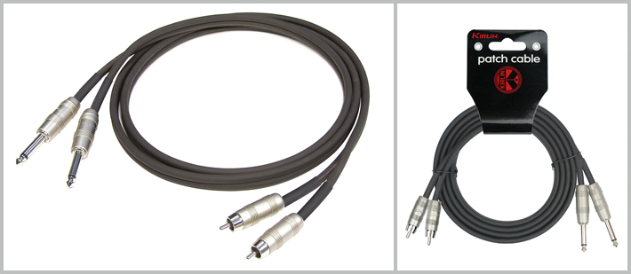 Межблочный кабель Kirlin AP-403PR-2 Кабель, 2 RCA - 2 Jack, 2м - фото 1