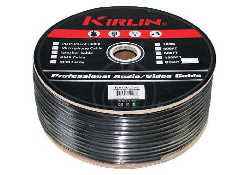 Изображение DMX кабель (м) Kirlin DMX-26-3-100M/BK