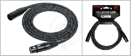 XLR-XLR микрофонный кабель Kirlin MW-470-3 Кабель микрофонный 3м - фото 1