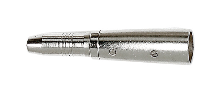 Переходник XLR Jack Kirlin X-3105 - разъем соединительный. Переходник XLR папа - Джек 6,3 мама - фото 1