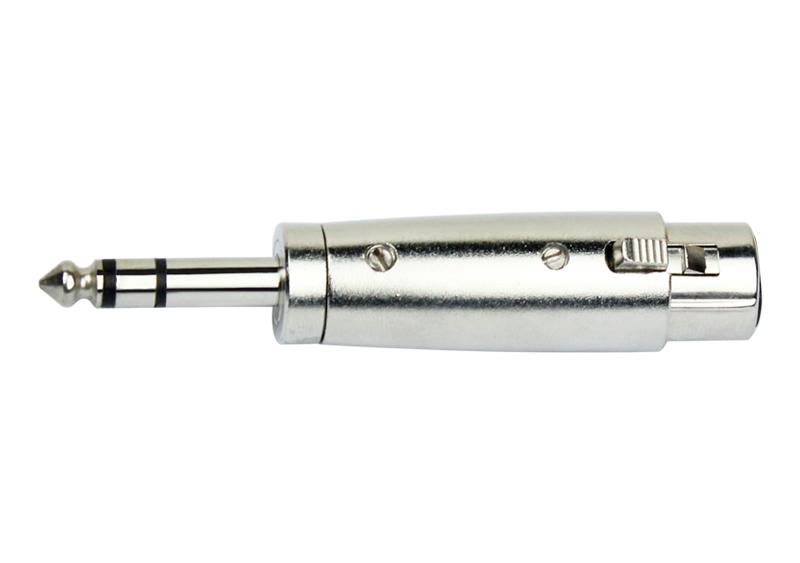 Переходник XLR Jack Kirlin X-3121 - Разъем соединительный. Переходник XLR мама - стерео Джек 6,3 папа - фото 1