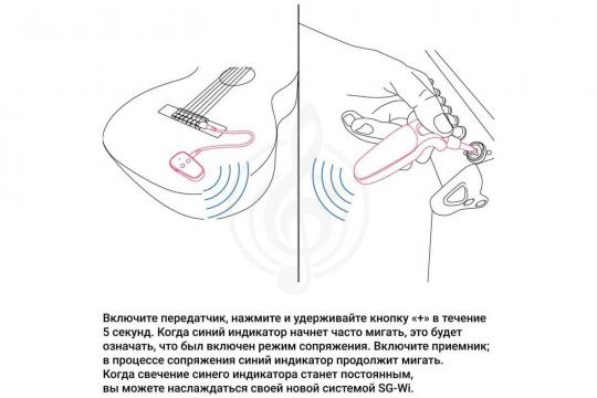 Звукосниматель для акустической гитары KNA SG-Wi -  Звукосниматель для акустической гитары - фото 