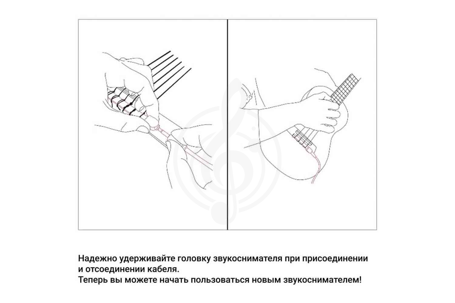 Трансакустический звукосниматель KNA UK-1 - Звукосниматель для укулеле - фото 2