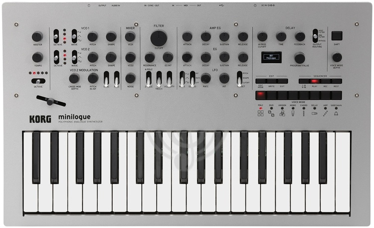 Аналоговый синтезатор KORG Minilogue - аналоговый синтезатор - фото 1