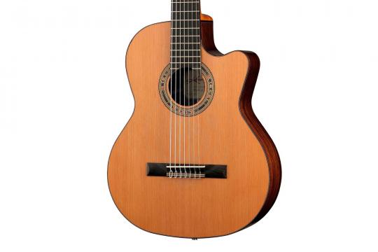 Классическая гитара 4/4 Kremona F65CW-7S-T Performer Series Fiesta - Электроакустическая 7-струнная гитара - фото 5