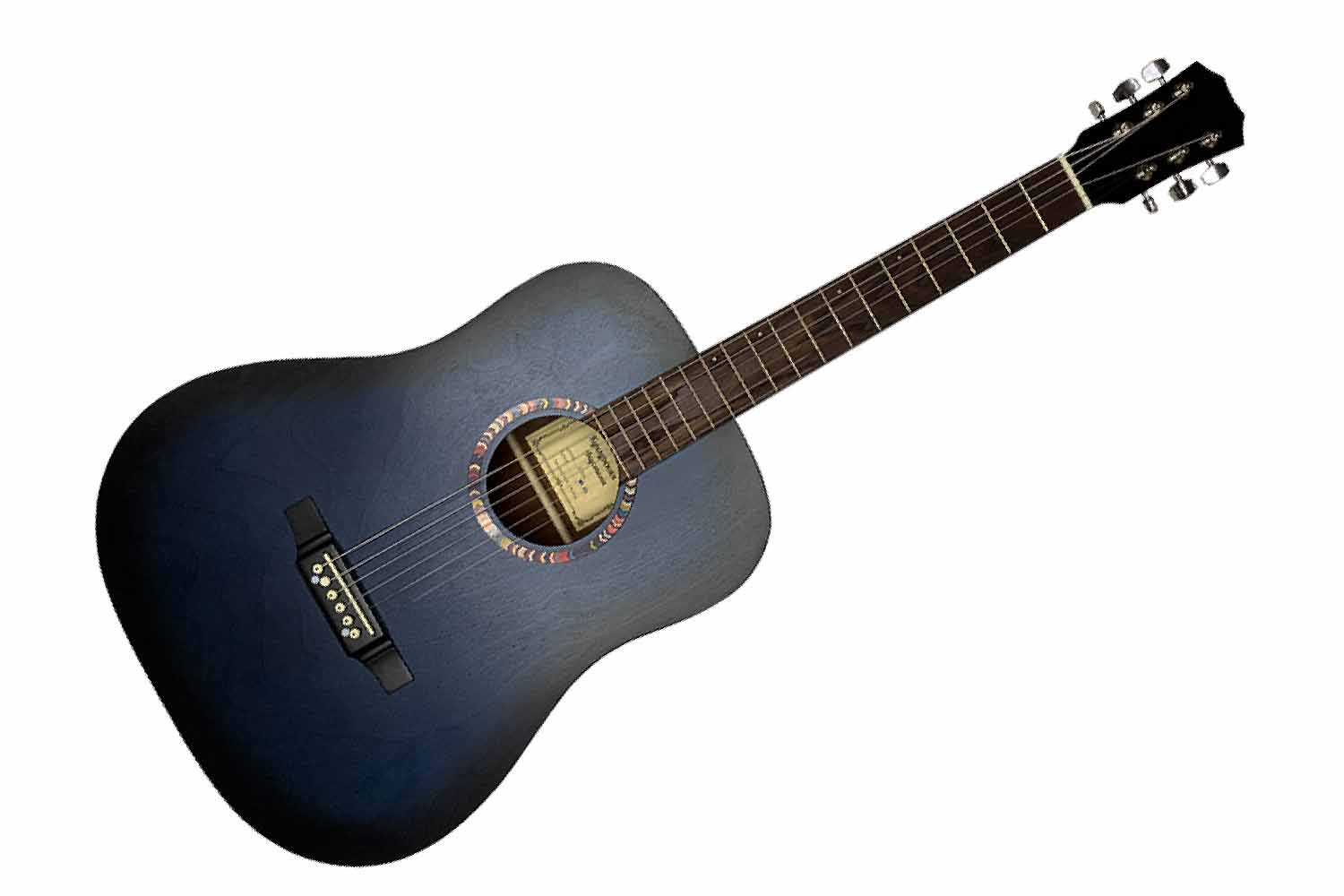 Акустическая гитара Кунгурская Акустика D-Blue - Гитара акустическая - фото 1