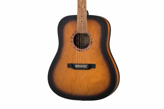 Акустическая гитара Кунгурская Акустика D-Sunburst-43 - Гитара акустическая      - фото 5