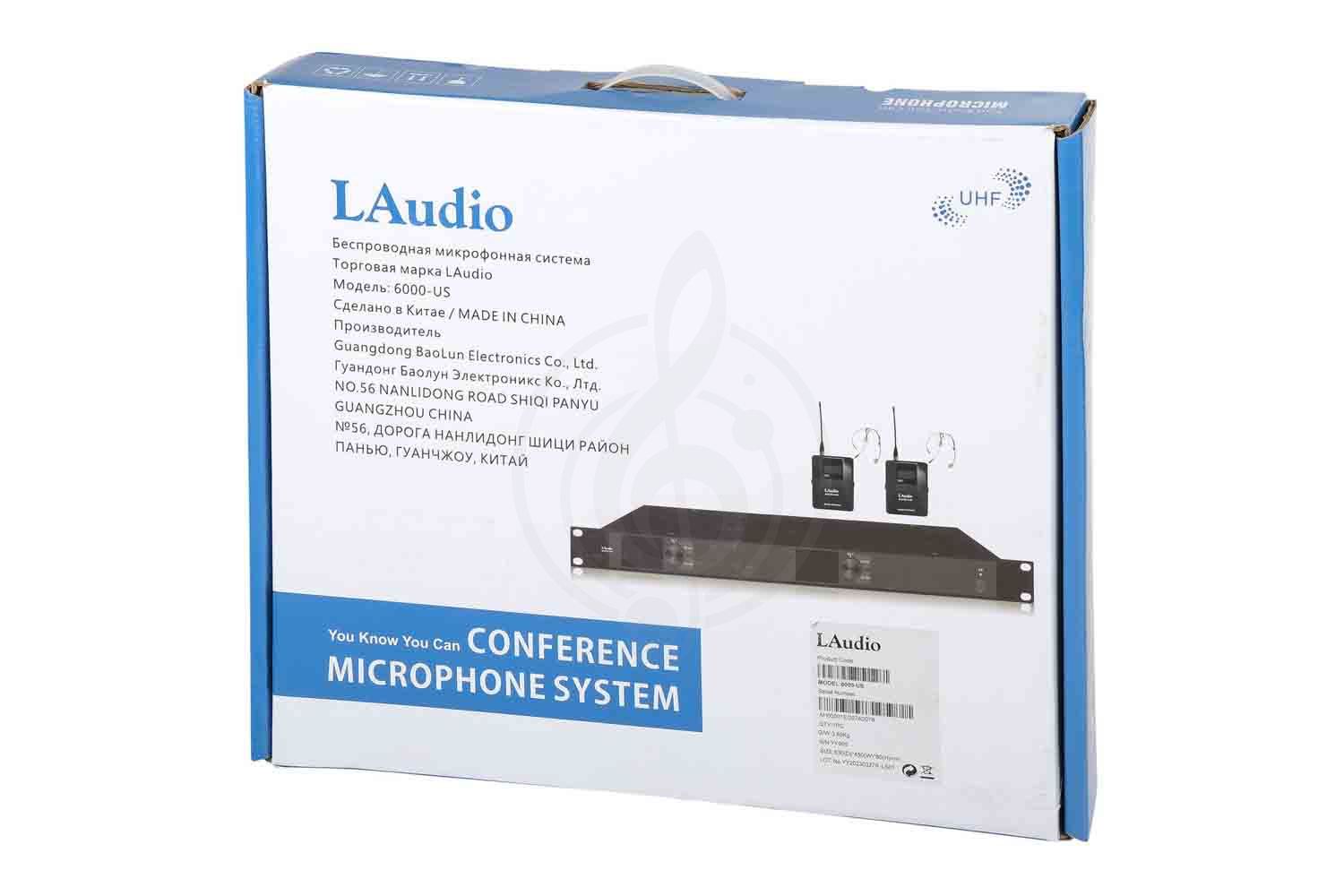 Радиосистема с головным микрофоном LAudio 6000-US - Беспроводная микрофонная система - фото 2