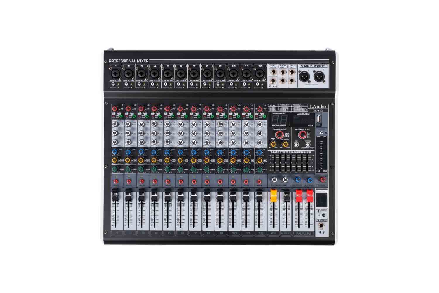 Аналоговый микшер LAudio GL-12X - Микшерный пульт, 12 каналов - фото 1